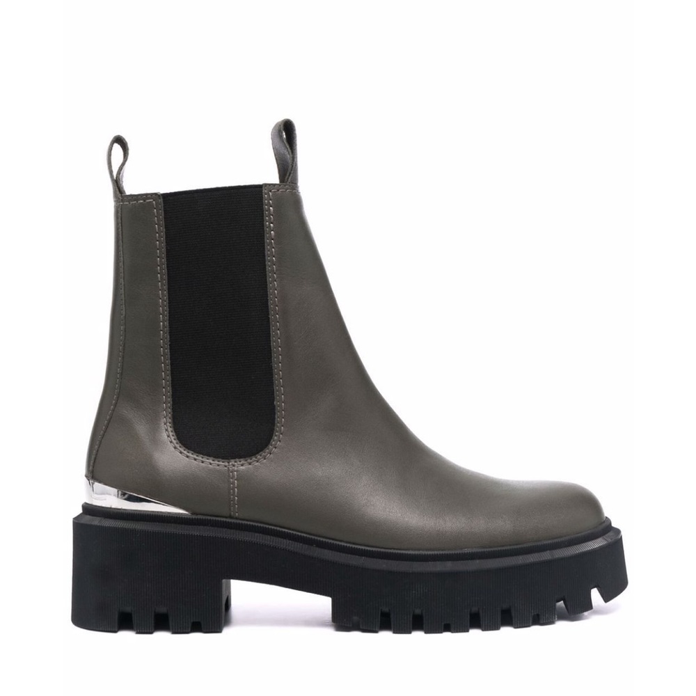 MAJE Paris Chelsea Boots with Platform Sole
